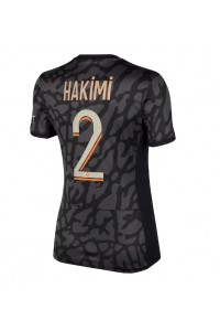 Fotbalové Dres Paris Saint-Germain Achraf Hakimi #2 Dámské Třetí Oblečení 2023-24 Krátký Rukáv